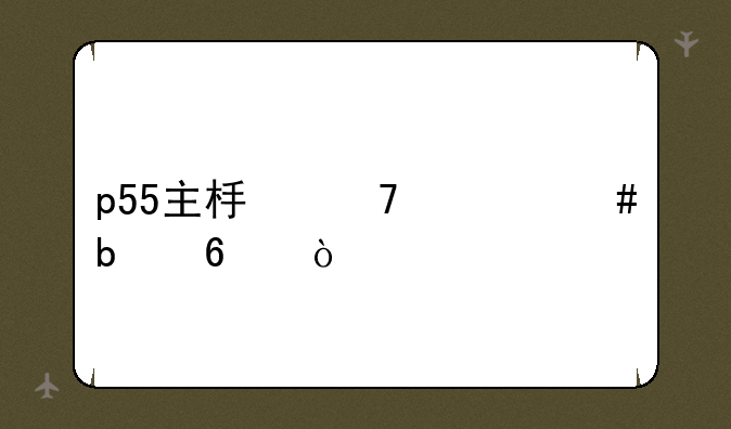 p55主板配什么显卡？