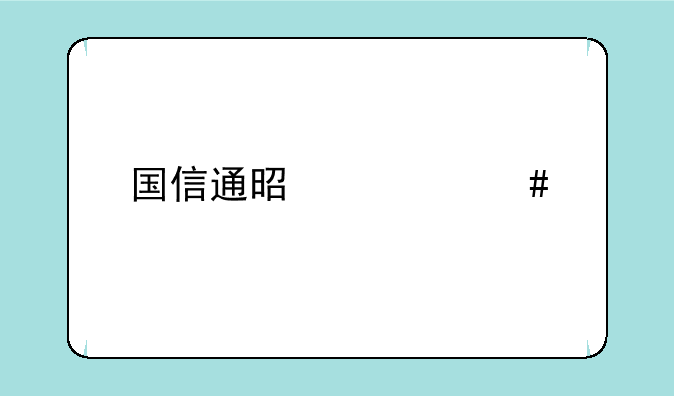 国信通是什么牌子手机啊？