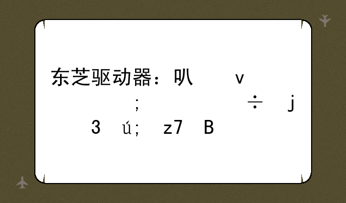 东芝驱动器：可靠性与性能的完美融合
