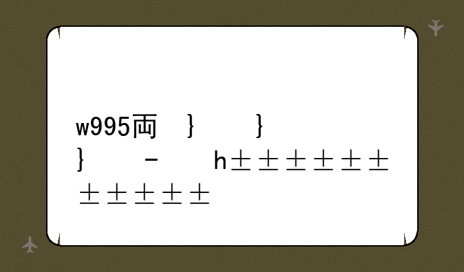 w995主题-索爱w995主题
