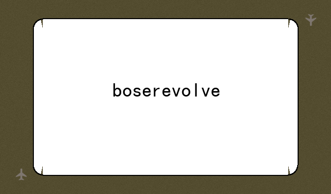 boserevolve