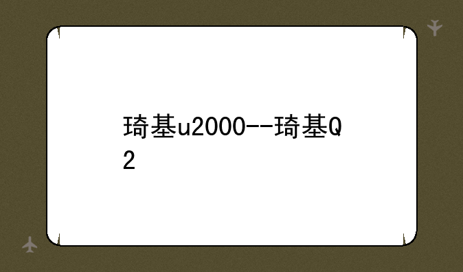 琦基u2000--琦基Q2