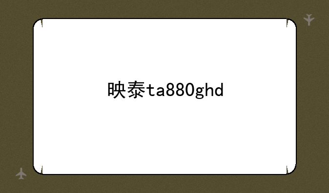 映泰ta880ghd
