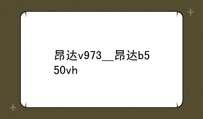 昂达v973__昂达b550vh