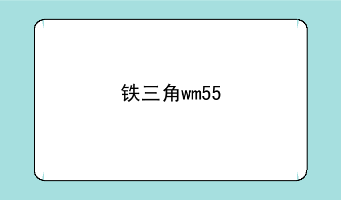 铁三角wm55