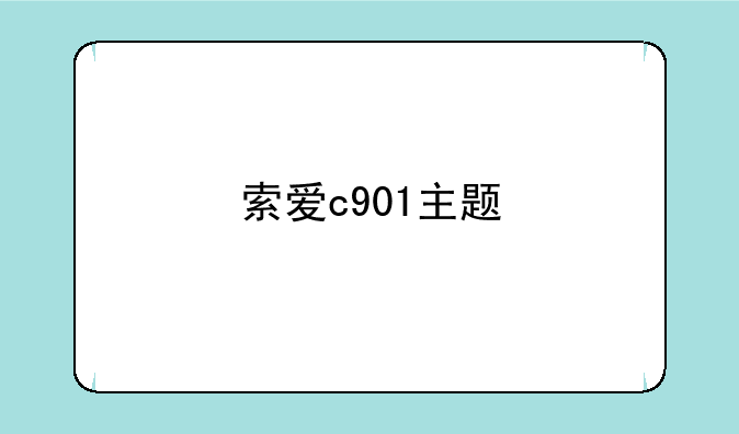 索爱c901主题