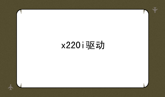 x220i驱动