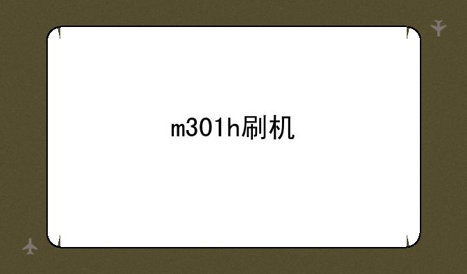 m301h刷机